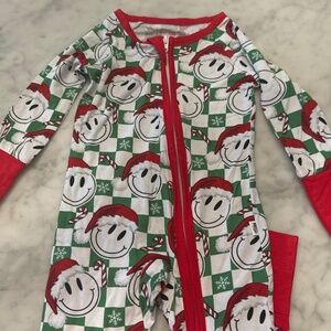 Christmas bamboo footie